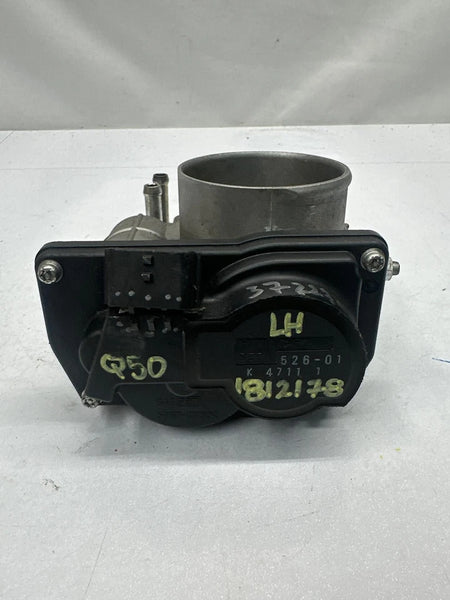 2014 TO 2018 INFINITI Q50 THROTTLE BODY VALVE ASSY OEM 3.7L 16119JK20A PLUG BROKEN