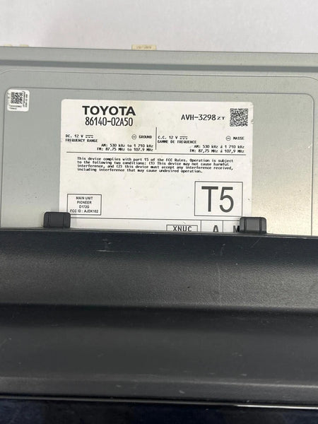 2020 TOYOTA COROLLA RADIO AM FM DISPLAY & RECEIVER SEDAN ASSEMBLY OEM 8614002A50
