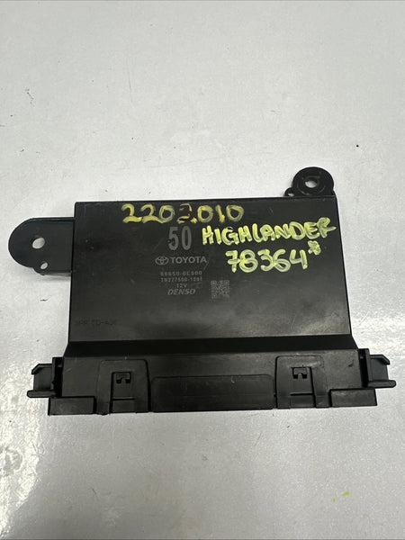 2020 TOYOTA HIGHLANDER CLIMATE CONTROL MODULE HVAC AC UNIT ASSY OEM 886500E500