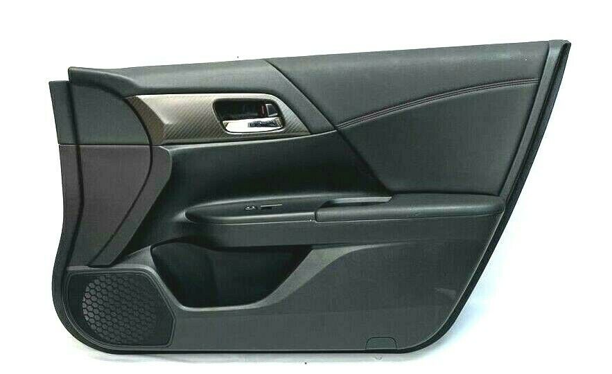 2016 2017 HONDA ACCORD FRONT RIGHT DOOR TRIM PANEL RED STICHES OEM 83500T2FA83ZJ