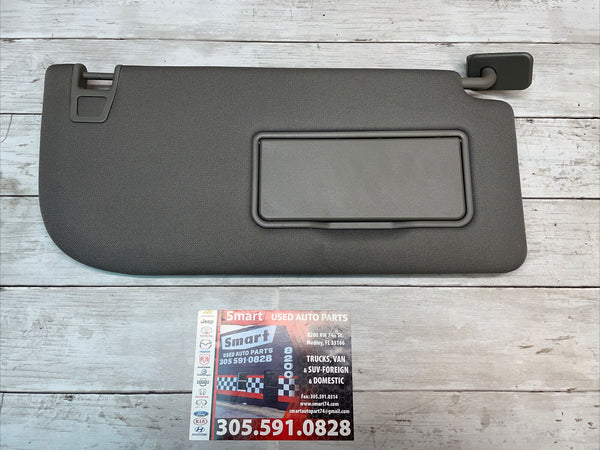 2015 2017 FORD F150 CREW CAB SUN VISOR RIGHT SIDE W/O SUN OEM 964001EJ0A GRAY COLOR