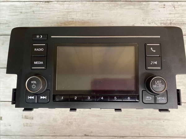 2018 HONDA CIVIC SEDAN LX RECEPTOR DE RÁDIO ASSY OEM 39100TBAA21