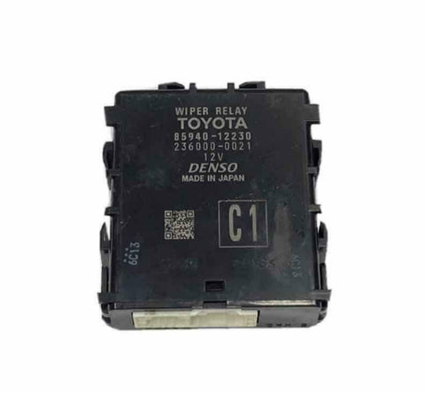 2020 2021 TOYOTA COROLLA WINSHIELD WASHER WIPER RELAY CONTROL MODULE OEM 8594012230