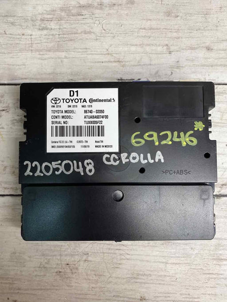 Toyota Corolla communication 20 23 telematics control module OEM 8674002050