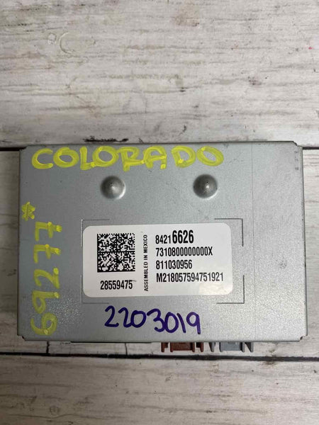 2018 CHEVY COLORADO BYPASS CONTROL ASSY MÓDULO OEM 84216626