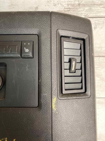 2014 DODGE RAM 1500 PICKUP REAR VENT PANEL WITH HEATED SEAT SWITCHES ASSY OEM