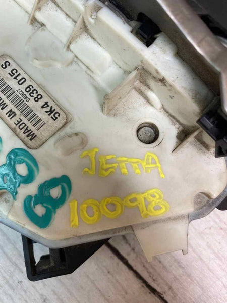 11 18 VOLKSWAGEN JETTA SEDAN REAR LEFT DOOR LATCH OEM 5K4839015S LH