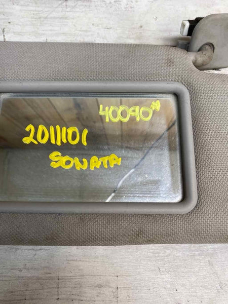 15 19 HYUNDAI SONATA SUN VISOR RIGHT SIDE RH GRAY OEM 85202C2000TRY