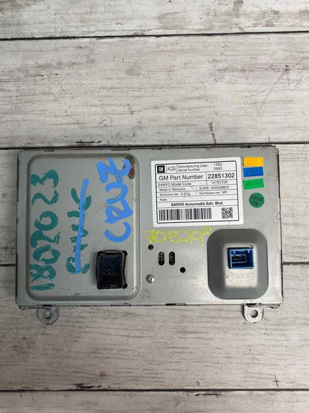 2012 2016 CHEVY CRUZE RADIO DISPLAY SCREEN ASSY OEM 22851302