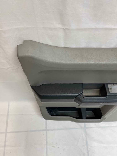 2018 2020 FORD F150 EXTENDED CAB REAR LEFT SIDE DOOR TRIM PANEL GRAY FL3Z1827407CD