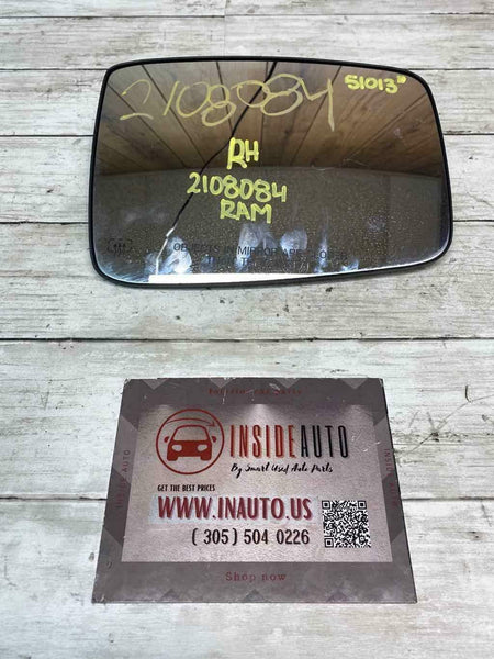 2013 2020 DODGE RAM DOOR MIRROR GLASS ONLY RIGHT PASSENGER SIDE OEM