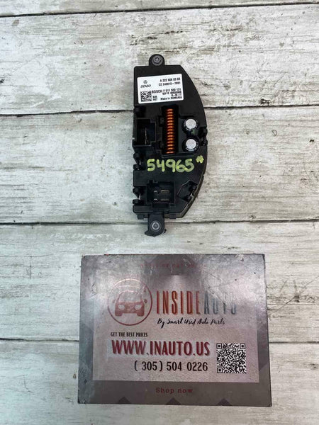 2017 INFINITI QX30 BLOWER MOTOR RESISTOR ASSY OEM A2229060303