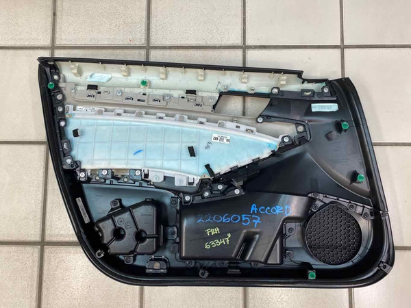 2018 HONDA ACCORD PANEL DE MOLDURA DE PUERTA INTERIOR DELANTERA DERECHA OEM GRIS 83503TVAA02ZB