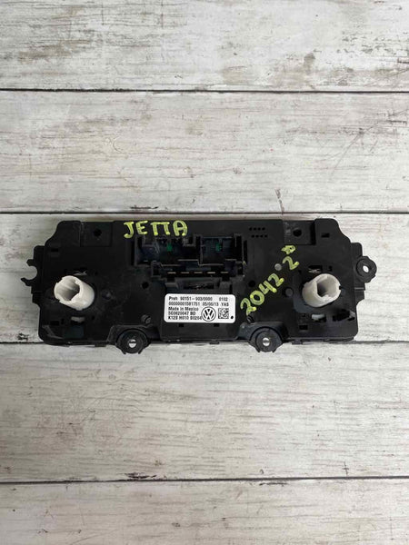 11 14 VOLKSWAGEN JETTA NO GLI HVAC AC AQUECEDOR PAINEL DE CONTROLE ASSY OEM 5C0820047BD