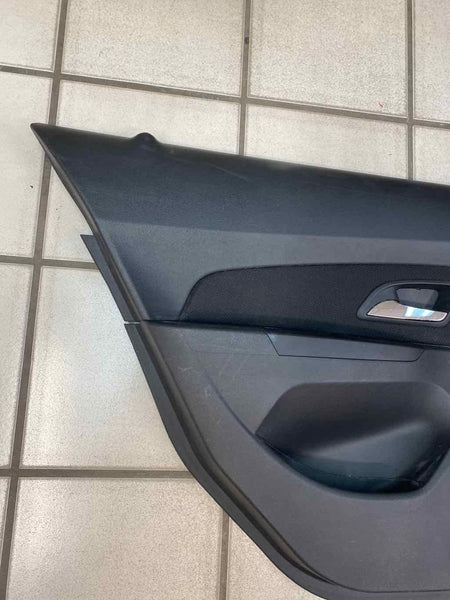 Chevy Cruze door panel trim 12 16 rear left side black assy OEM 95174942