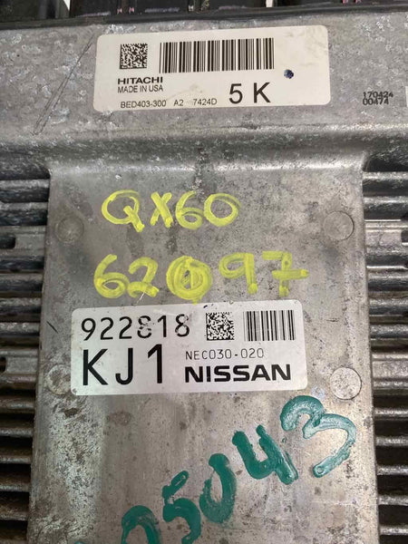 Módulo de computadora del motor ECM ECU para Infiniti QX60 3.5L 2017, OEM 237036KA0A