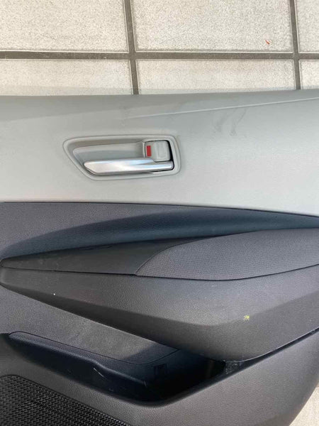 Toyota Corolla door panel trim 20 22 rear right side gray assy OEM 6763012M90C8