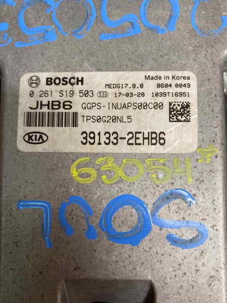 2018 KIA SOUL 2.0L ENGINE COMPUTER MODULE ECM ECU ASSY OEM 391332EHB6