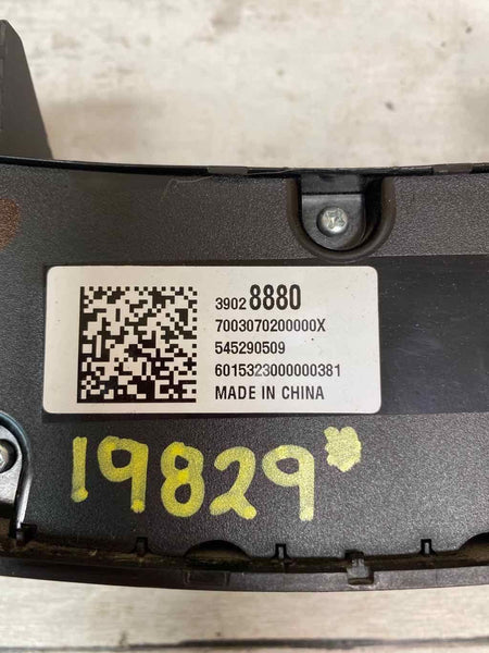 16 18 CHEVY CRUZE VIN B HVAC AC AQUECEDOR PAINEL DE CONTROLE ASSY OEM 39028880