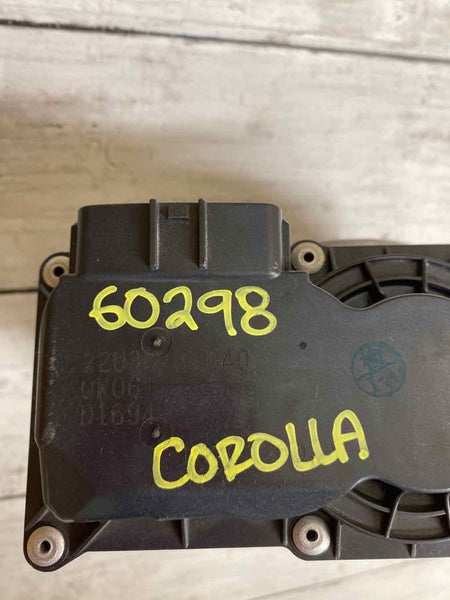 20 22 TOYOTA COROLLA SEDAN 1.8L THROTTLE BODY VALVE ASSY OEM 2203037040
