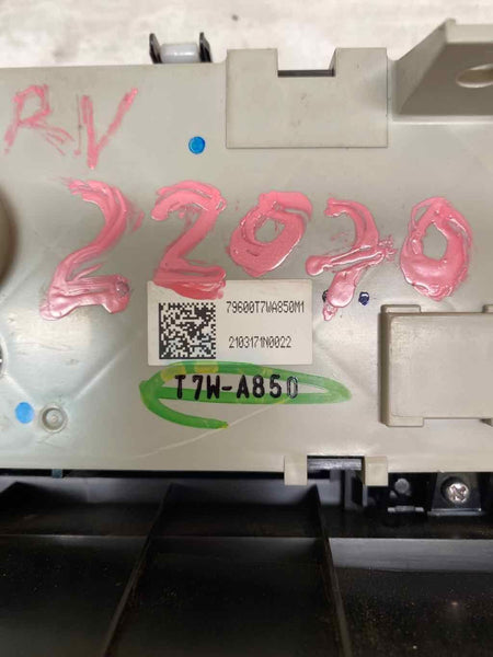 16 22 HONDA HRV US MARKET HVAC AC AQUECEDOR PAINEL DE CONTROLE ASSY OEM 79600T7WA85