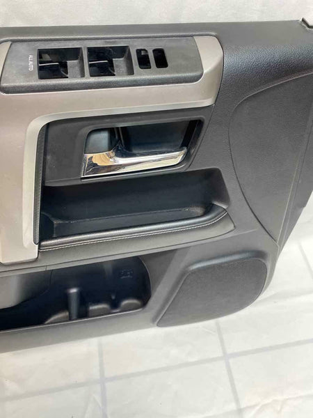 2014 2020 TOYOTA 4RUNNER FRONT DRIVER SIDE DOOR TRIM PANEL BLACK ASSY 6762035C61C0