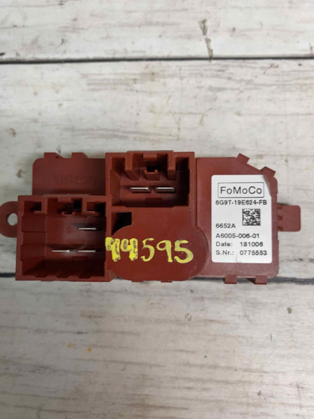 2019 LINCOLN MKC REGULADOR VENTILADOR DO COMPARTIMENTO DE PASSAGEIROS DUALZONE OEM 6G9T19E624FB