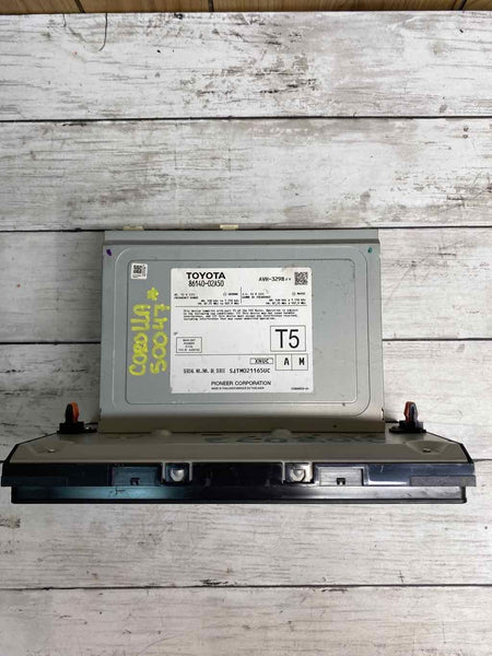 2020 TOYOTA COROLLA SEDAN RÁDIO DISPLAY E RECEPTOR ASSY OEM 8614002A50