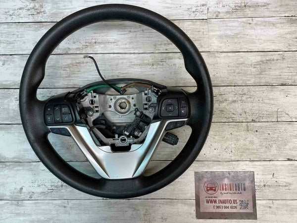 VOLANTE DE URETANO NEGRO PARA TOYOTA HIGHLANDER 2014-2019 OEM 451000E351C0