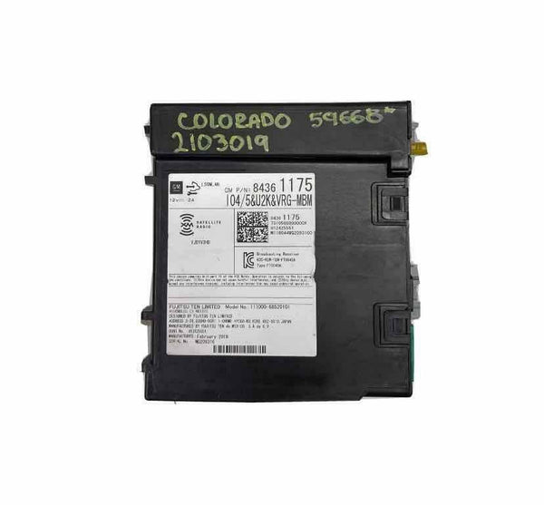 Radio Chevy Colorado 2017-2019 con pantalla táctil de 8.0" OEM 84361175