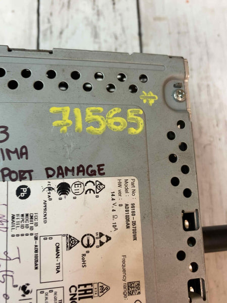 RECEPTOR DE RADIO KIA OPTIMA 19-20 MERCADO ESTADOUNIDENSE OEM 96160D5700WK PUERTO USB DAÑADO
