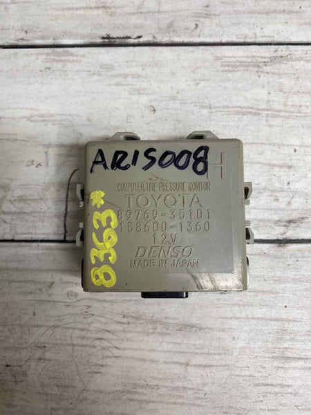 10 19 TOYOTA 4RUNNER SUSPENSIÓN TPMS MÓDULO DE CONTROL UNIDAD ASSY OEM 8976935101