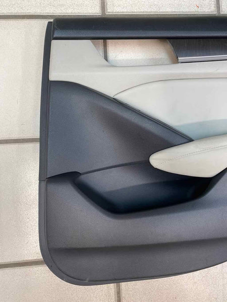 2018 HONDA ACCORD REAR RIGHT INNER DOOR TRIM PANEL OEM GRAY 83700TVAA12ZB