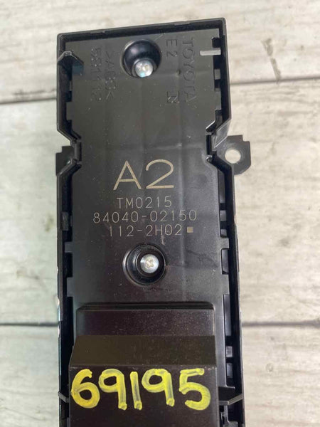 2020 TOYOTA CHR FRONT DRIVER MASTER DOOR SWITCH ASSY OEM 8404002150