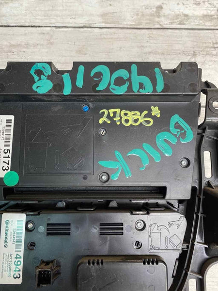 12 17 BUICK VERANO PANTALLA DE RADIO PANTALLA DE CONTROL CONJUNTO OEM 22945173