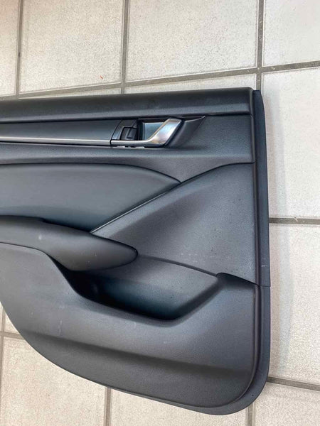 Honda Accord door panel trim 18 21 rear left side black assy OEM 83750TVAA21ZA