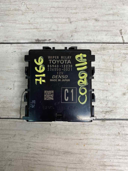 2021 TOYOTA COROLLA LAVADOR DE PARA-BRISA RELÉ DE CONTROLE MÓDULO OEM 8594012230