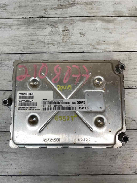 18 DODGE RAM 1500 PICKUP 5.7L 8SP ENGINE COMPUTER MODULE ECU ECM OEM 68243303AB