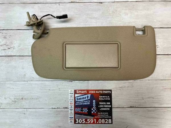 2014 2019 JEEP GRAND CHEROKEE SUN VISOR LEFT DRIVER SIDE TAN 1WK21LU5AF