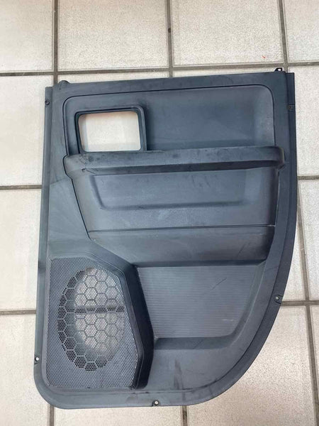 Moldura de panel de puerta de Dodge Ram 13/21, cabina cuádruple, parte trasera derecha, negra, OEM 1VY521X9AD