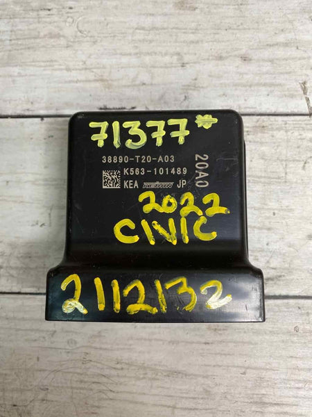 2022 HONDA CIVIC NETWORK GATEWAY CONTROL MODULE OEM 38890T20A03