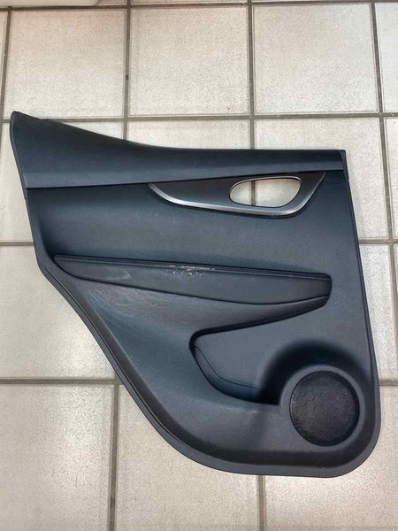 NIssan Rogue Sport door panel trim 17 19 rear left side black OEM 829016MA0B
