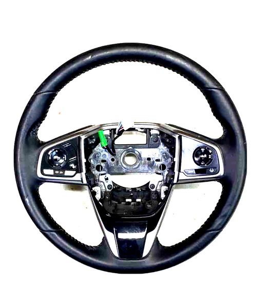 VOLANTE HONDA CIVIC 1.5L 16-21 CONJUNTO DE CUERO NEGRO OEM 78501TBAA21ZA