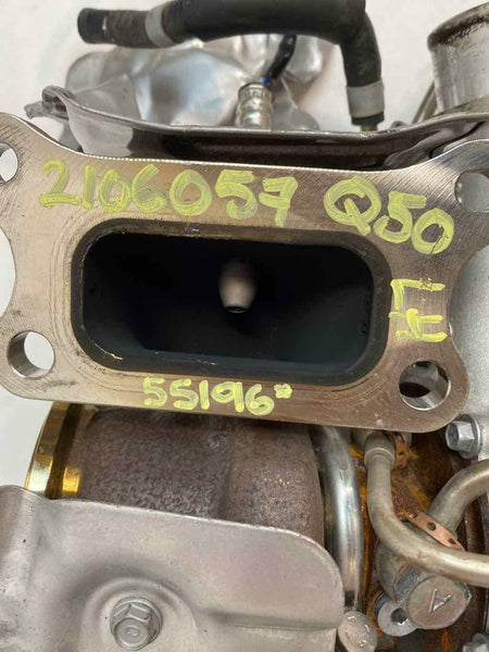 2016 2019 INFINITI Q50 3.0L TURBO SUPERCHARGER DRIVER SIDE ASSY OEM 144115CA1B