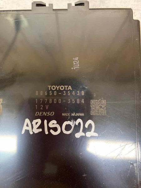 14 19 TOYOTA 4RUNNER HVAC AC TEMPERATURE CONTROL MODULE ASSY OEM 8865035430