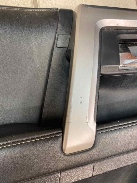 Moldura de panel de puerta para Toyota 4runner (15 a 20), parte trasera izquierda, color negro, OEM 6764035B50C0