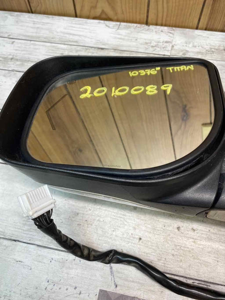 2010 2015 NISSAN TITAN LH DOOR MIRROR LEFT DRIVER SIDE CHROME ASSY OEM 96302ZR20A