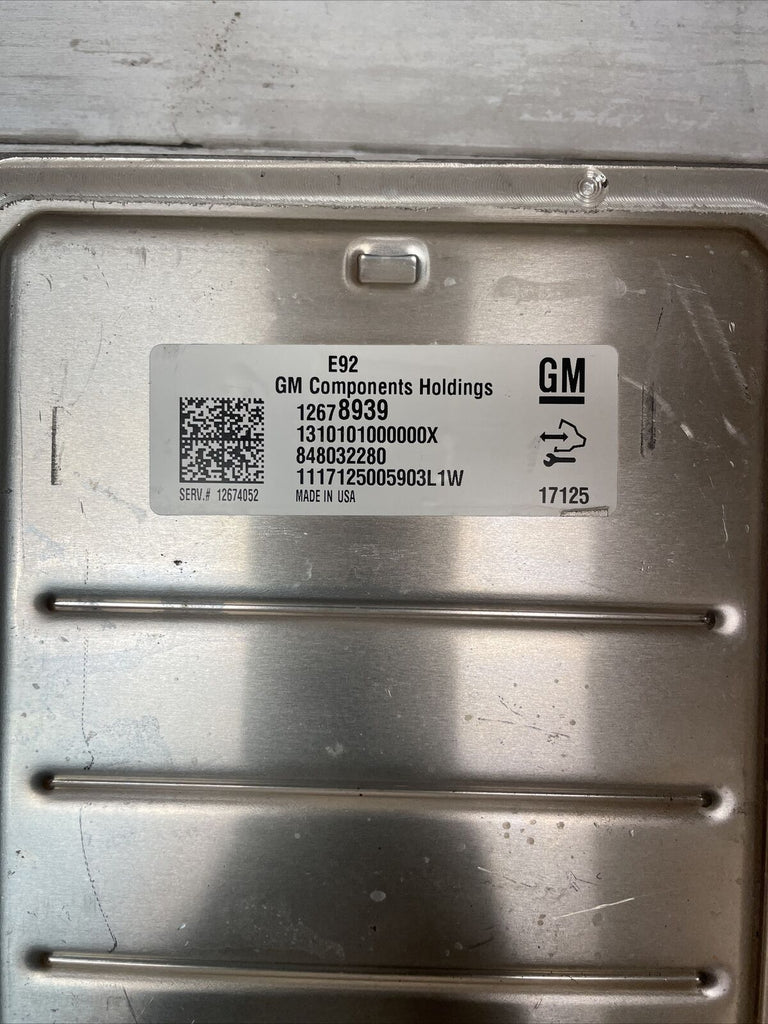 Chevy Computer Module I26002801 2016 2018 CHEVY SILVERADO ENGINE COMPUTER ELECTRIC CTRL MODULE ECM ECU ...