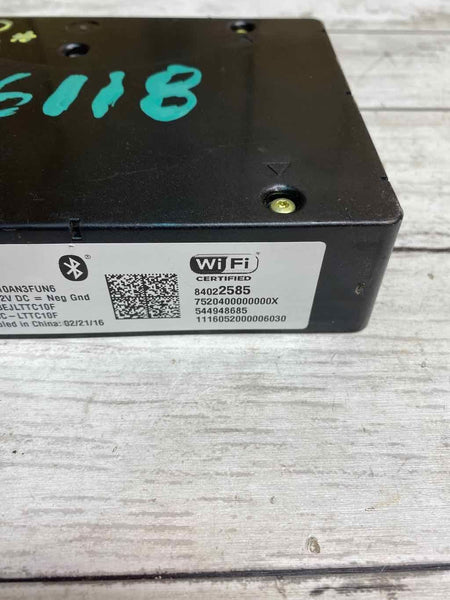 16 17 BUICK VERANO MÓDULO DE CONTROLE DE COMUNICAÇÃO ASSY OEM 84022585