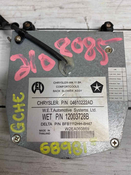15 JEEP GRAND CHEROKEE RIGHT OR LEFT UPPER BLOWER MOTOR OEM 04610222AD